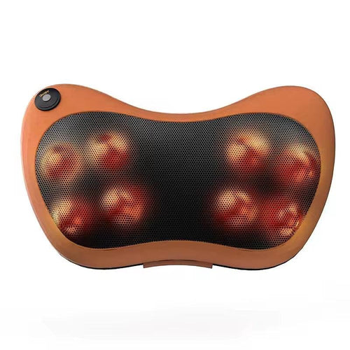 Car Home Head Massager Cervical Shiatsu Massage Neck Back Waist Body Electric Multifunctional Massage Pillow Cushion