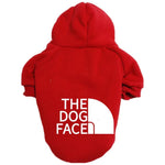 New Pet Dog Hoodies Autumn and Winter Season Large Dog Clothes Dog Face Text Pattern French Bulldog Labrador Jacket Clothing - Fortunato Store