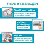 Adjustable Neck Brace Neck Pain Relief and Neck Support Portable Neck Support Tractor Pillow Collar Cervical Posture Corrector - Fortunato Store