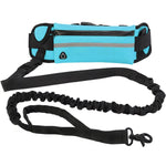 Hands Free Dog Leash for Running Walking Reflective Leash with Waist Bag Retractable Elastic Belt Dog Traction Rope Pet Products - Fortunato Store