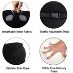 Car Headrest Neck Pillow Auto Car Neck Cushion Memory Foam Breathable Head Support Neck Rest Protector Automobiles Interior - Fortunato Store