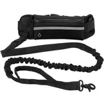 Hands Free Dog Leash for Running Walking Reflective Leash with Waist Bag Retractable Elastic Belt Dog Traction Rope Pet Products - Fortunato Store
