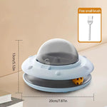 Electric Interactive Cat Food - 2-In-1 Slow Food and Track Ball Toys Promote Healthy Eating and Mental Stimulation Indoors - Fortunato Store
