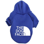 New Pet Dog Hoodies Autumn and Winter Season Large Dog Clothes Dog Face Text Pattern French Bulldog Labrador Jacket Clothing - Fortunato Store