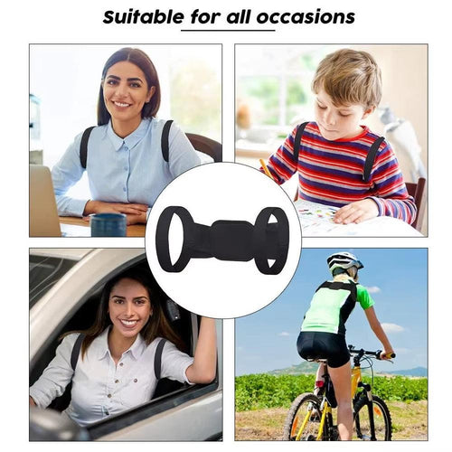Adjustable Posture Corrector Back Brace – Clavicle & Lumbar Support for Adults (S-L Sizes)
