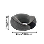 Memory Foam Neck Pillow Cervical Vertebra Travel Portable Noon Break Aircraft U Type of Pillow Sleep Camping Pillow Carry Bag - Fortunato Store