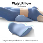 Special Lumbar Support Cushion Sleep Lumbar Pillow Ergonomic Soft Comfortable Memory Cotton Bed Lumbar Protrusion Back Support - Fortunato Store