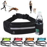 Hands Free Dog Leash for Running Walking Reflective Leash with Waist Bag Retractable Elastic Belt Dog Traction Rope Pet Products - Fortunato Store