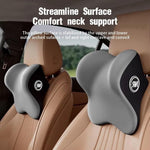 Car Headrest Lumbar Support Lumbar Cushion Memory Foam Cushion Backrest Lumbar Pillow Car Comfortable Neck Pillow Car Accsesorie - Fortunato Store