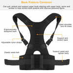 Adjustable Magnetic Posture Corrector, Black, Size Small - Fortunato Store