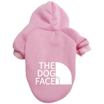 New Pet Dog Hoodies Autumn and Winter Season Large Dog Clothes Dog Face Text Pattern French Bulldog Labrador Jacket Clothing - Fortunato Store