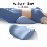Special Lumbar Support Cushion Sleep Lumbar Pillow Ergonomic Soft Comfortable Memory Cotton Bed Lumbar Protrusion Back Support - Fortunato Store