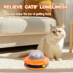 Electric Interactive Cat Food - 2-In-1 Slow Food and Track Ball Toys Promote Healthy Eating and Mental Stimulation Indoors - Fortunato Store