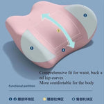 Special Lumbar Support Cushion Sleep Lumbar Pillow Ergonomic Soft Comfortable Memory Cotton Bed Lumbar Protrusion Back Support - Fortunato Store
