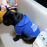 New Pet Dog Hoodies Autumn and Winter Season Large Dog Clothes Dog Face Text Pattern French Bulldog Labrador Jacket Clothing - Fortunato Store