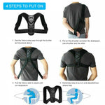 Posture Corrector Adjustable Back Brace Shoulder Support Clavicle Belt Men Women - Fortunato Store