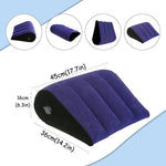 Inflatable Travel Pillow Multifunctional Body Pillow Lumbar Yoga Pillow Travel Positions Support Air Cushion Triangular Pillow - Fortunato Store