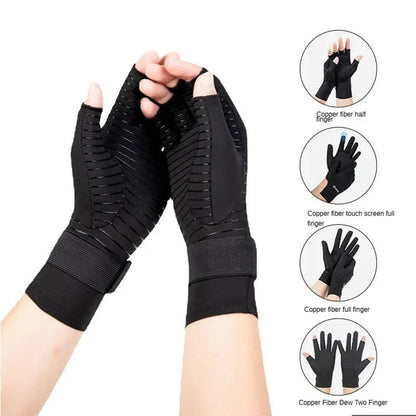 Wrist Support Compression Gloves – Pain Relief for Arthritis & Gym - Fortunato Store